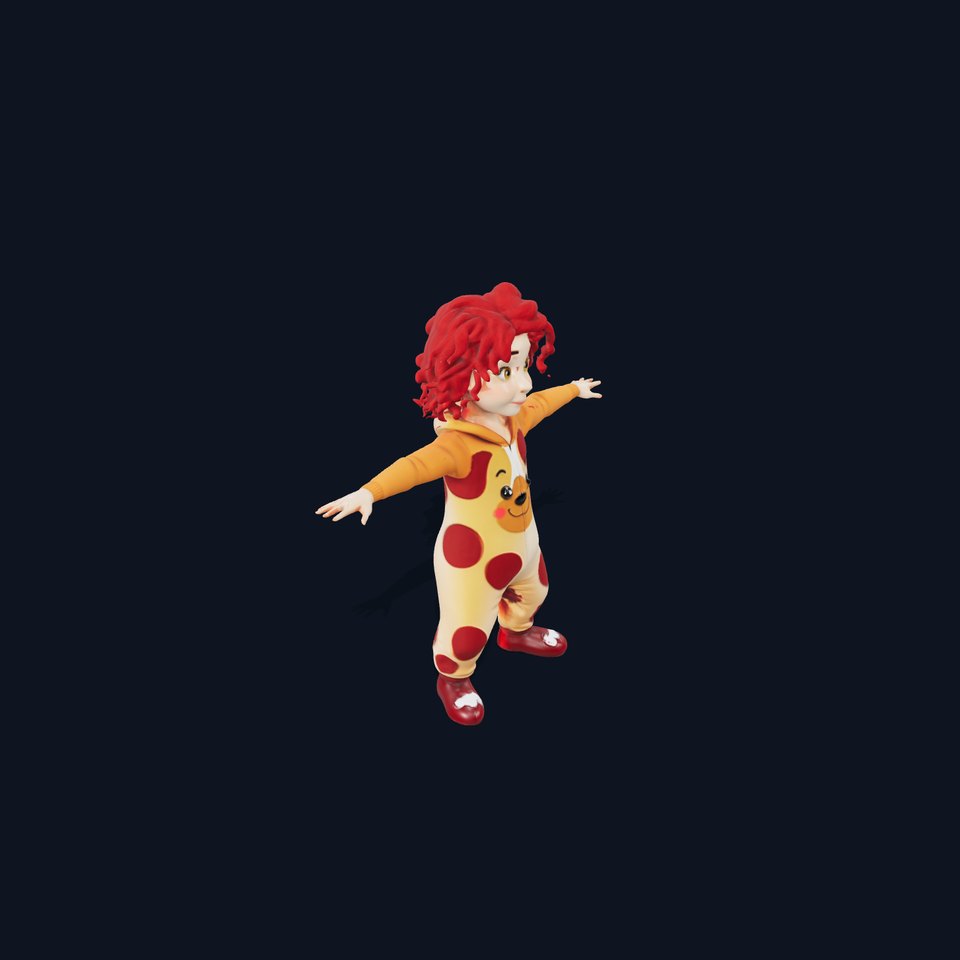 Playful Pajama Character model pack